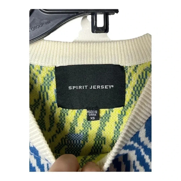 1370. SPIRIT JETSEY “NEW YORK” LONG SLEEVE TOP OVERSIZED XSMALL‎ ANIMAL PRINT - Picture 5 of 10